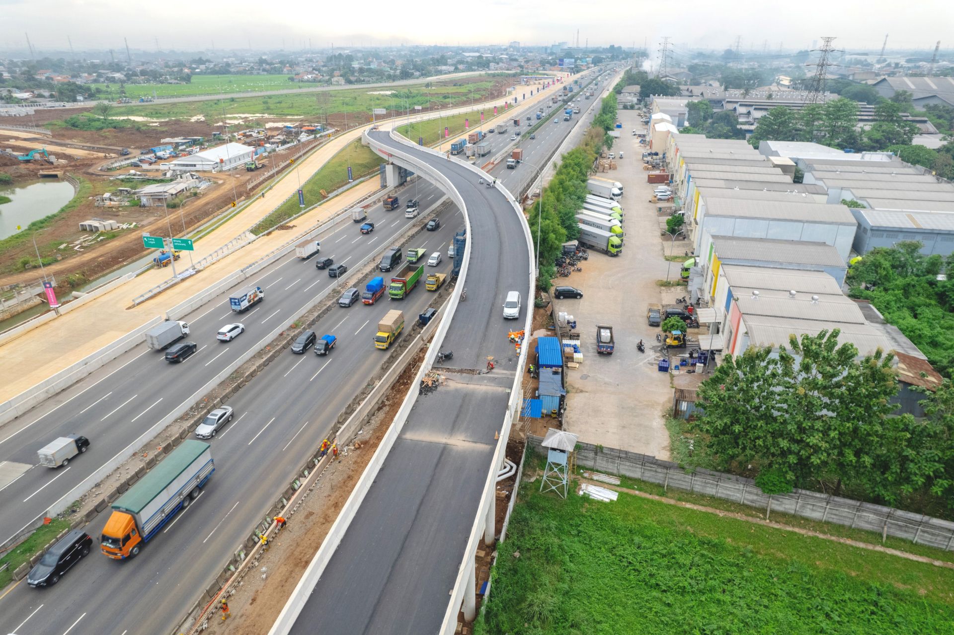Akses Tol Jakarta–Tangerang KM 25 Capai 95 Persen, Siap Perkuat Mobilitas Koridor Barat Jakarta